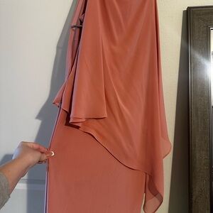 Elegant Coral Dress